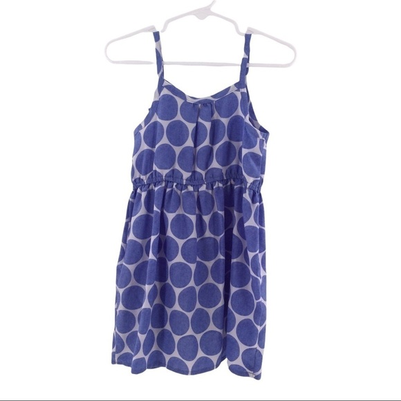 Cherokee Blue Polka Dot Ruffle Dress - Picture 7 of 9